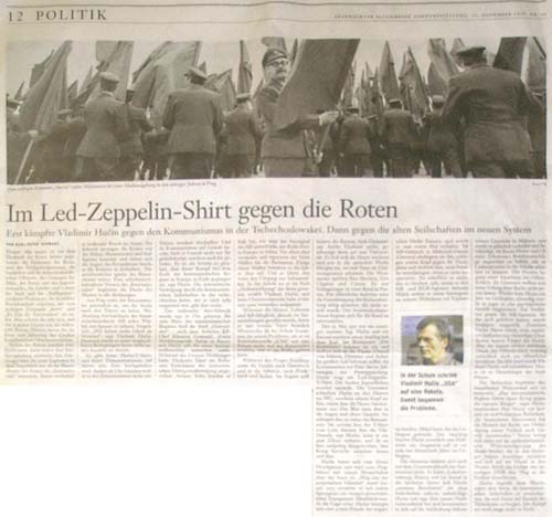 V tričku Led-Zeppelin proti rudým